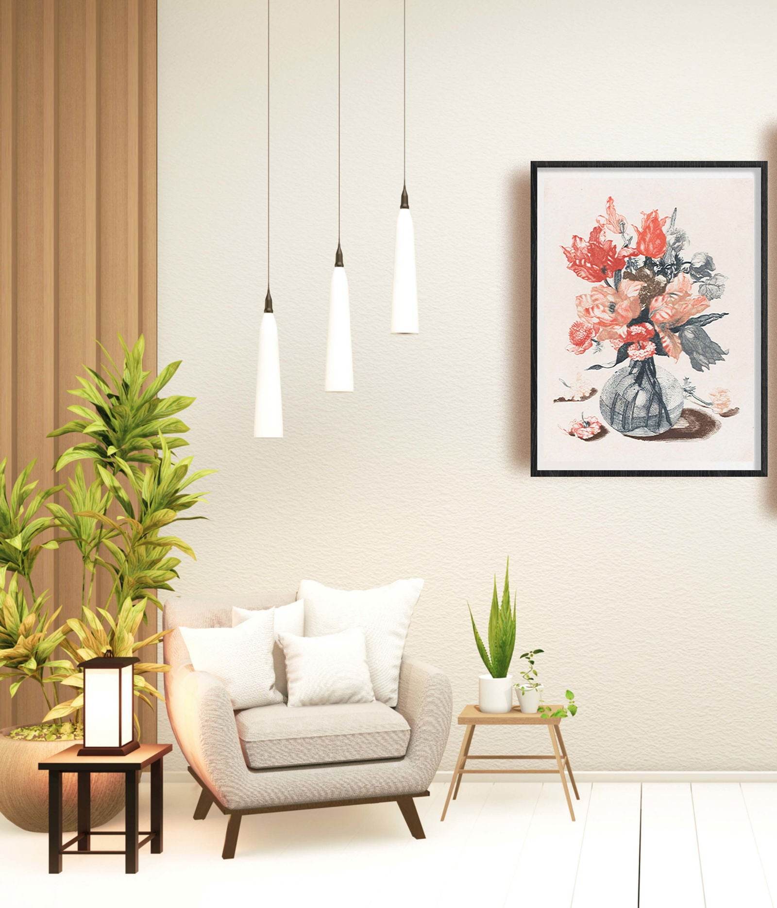 Bursting Flowers Poster - Hakyarts