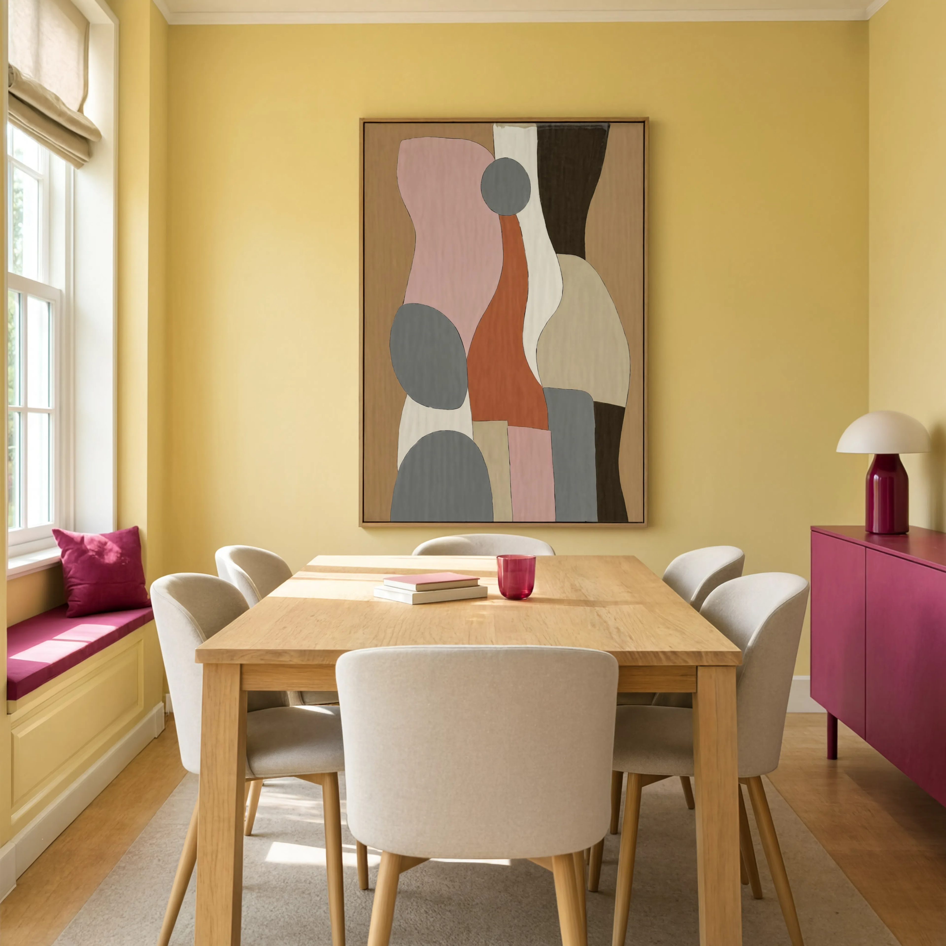 Earthy Geometric | Contemporary Geometric Wall Art Print
