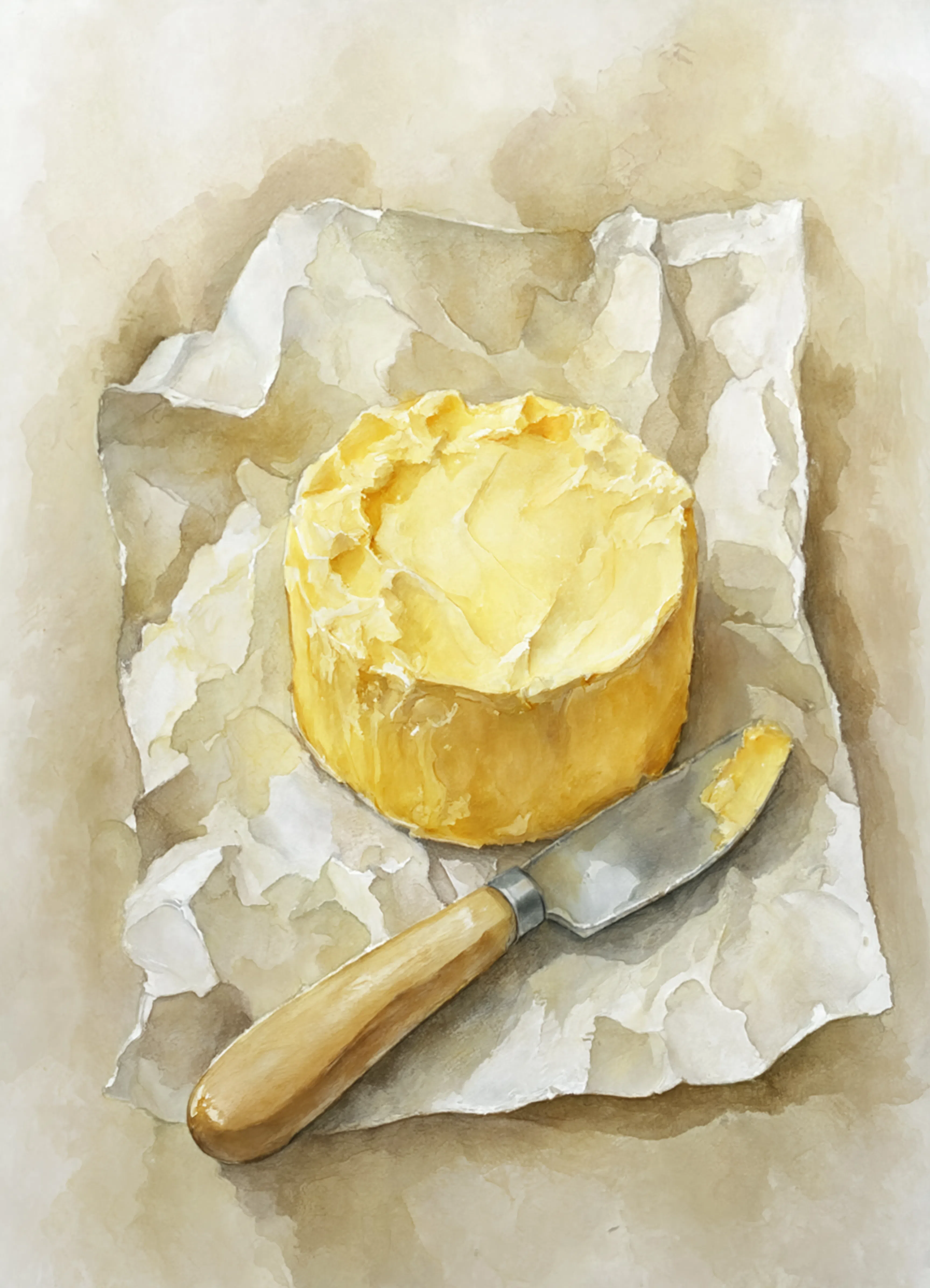 Butter and Knife | Contemporary Kitchen Still Life Wall Art