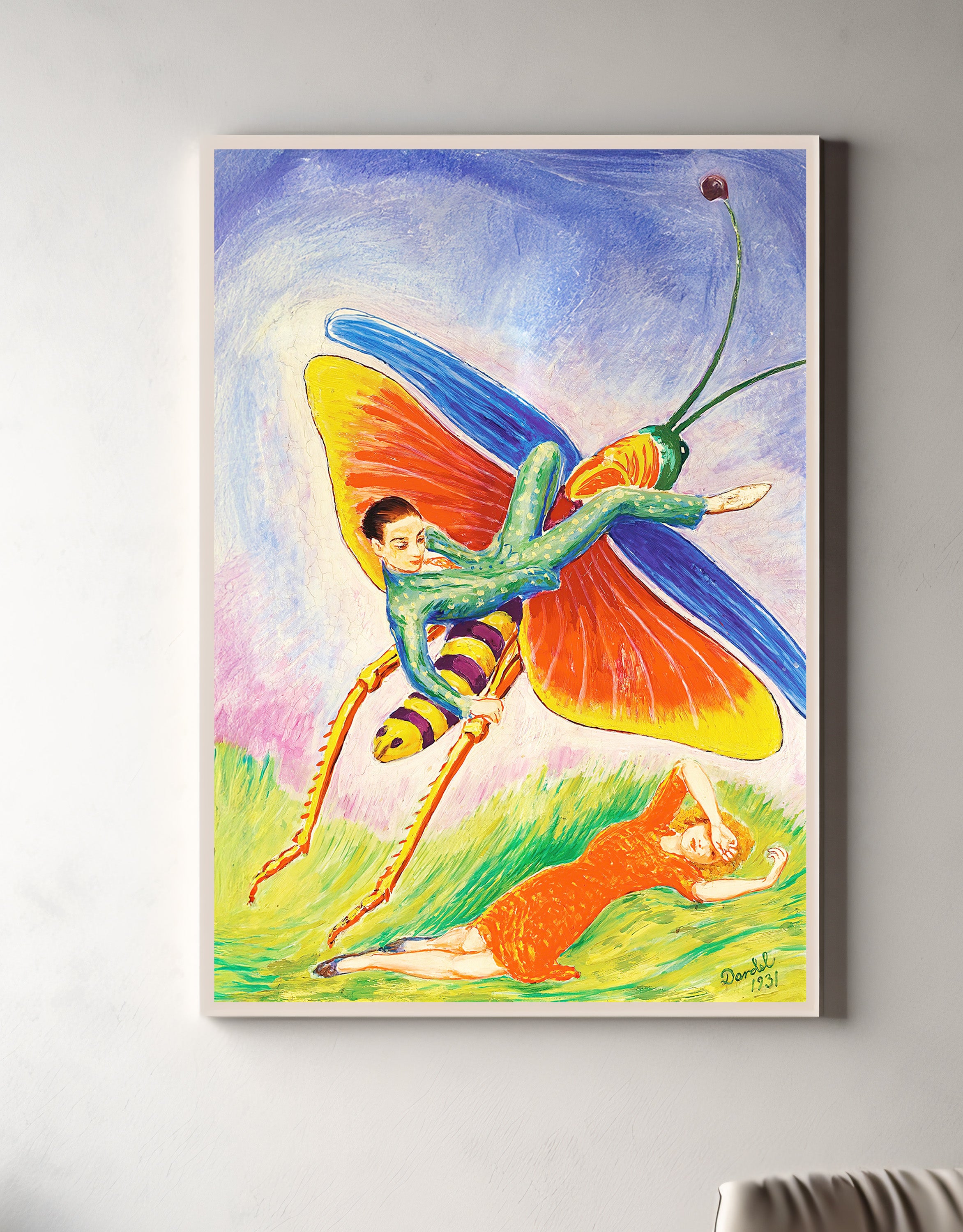 Nils Dardel - The Grasshopper