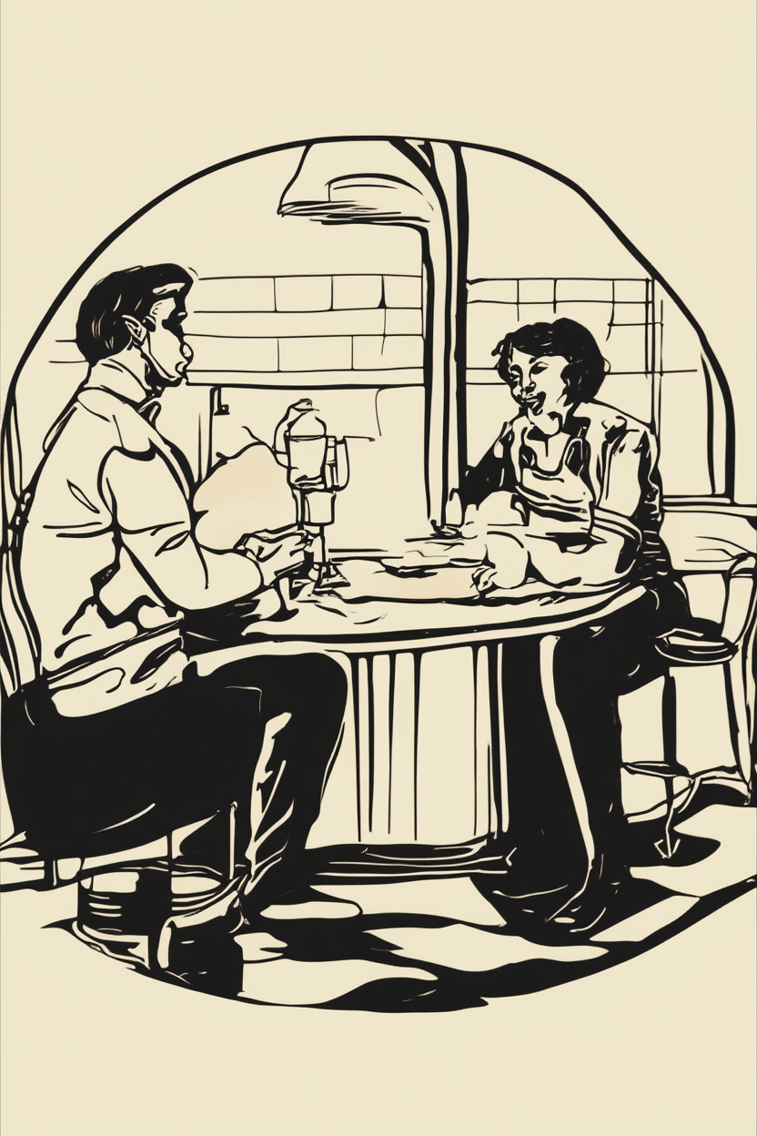 Cinematic Dining – 3-Piece Vintage Movie Art Set - Hakyarts