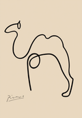 The Camel by Pablo Picasso – Vintage Spanish Modernist Animal Art Print - Hakyarts