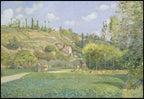 Camille Pissarro - A Cowherd at Valhermeil, Auvers-sur-Oise - Hakyarts