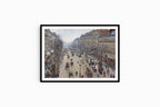 Camille Pissarro - Boulevard Montmartre, Morning, Cloudy Weather - Hakyarts