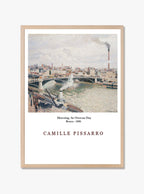Camille Pissarro - Morning, An Overcast Day, Rouen Poster