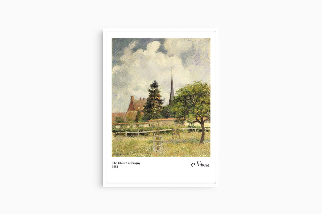 Camille Pissarro - The Church at Eragny Poster