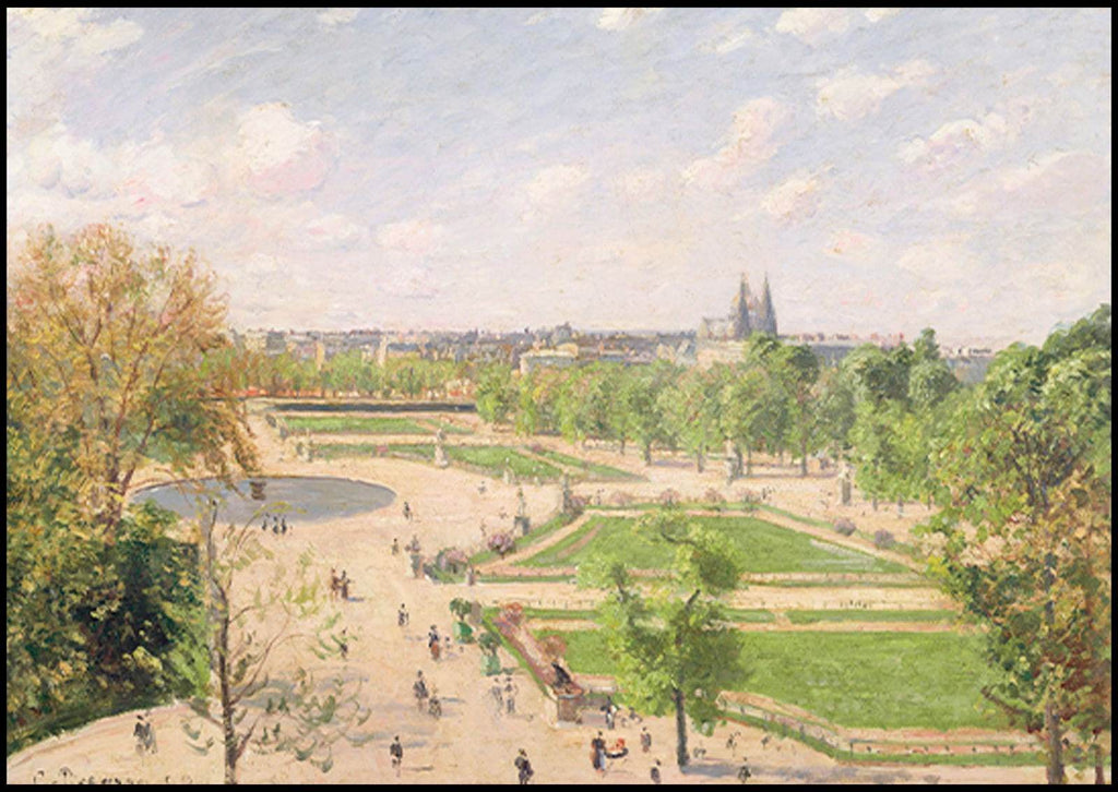 Camille Pissarro - The Garden of the Tuileries on a Spring Morning - Hakyarts