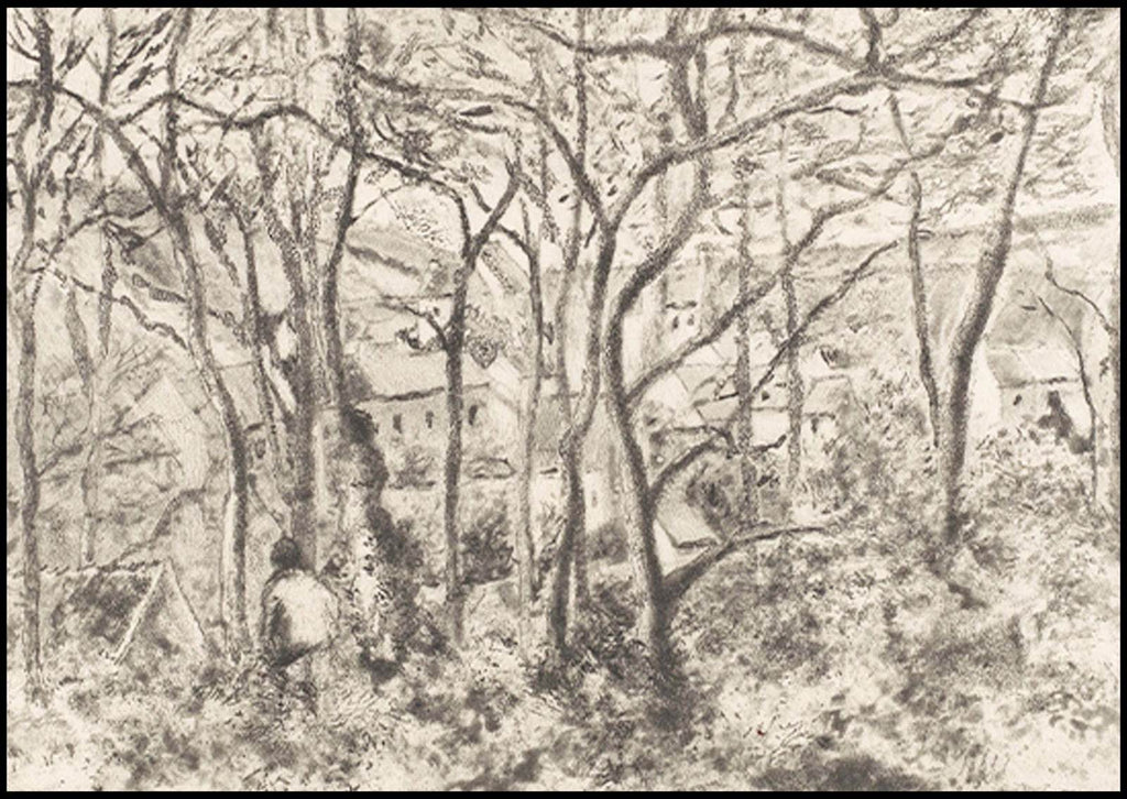 Camille Pissarro - The Woods at L'Hermitage, Pontoise - Hakyarts