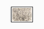 Camille Pissarro - The Woods at L'Hermitage, Pontoise - Hakyarts