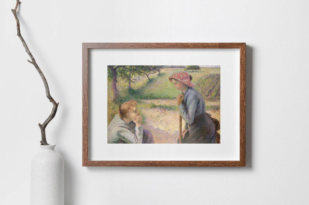 Camille Pissarro - Two Young Peasant Women - Hakyarts