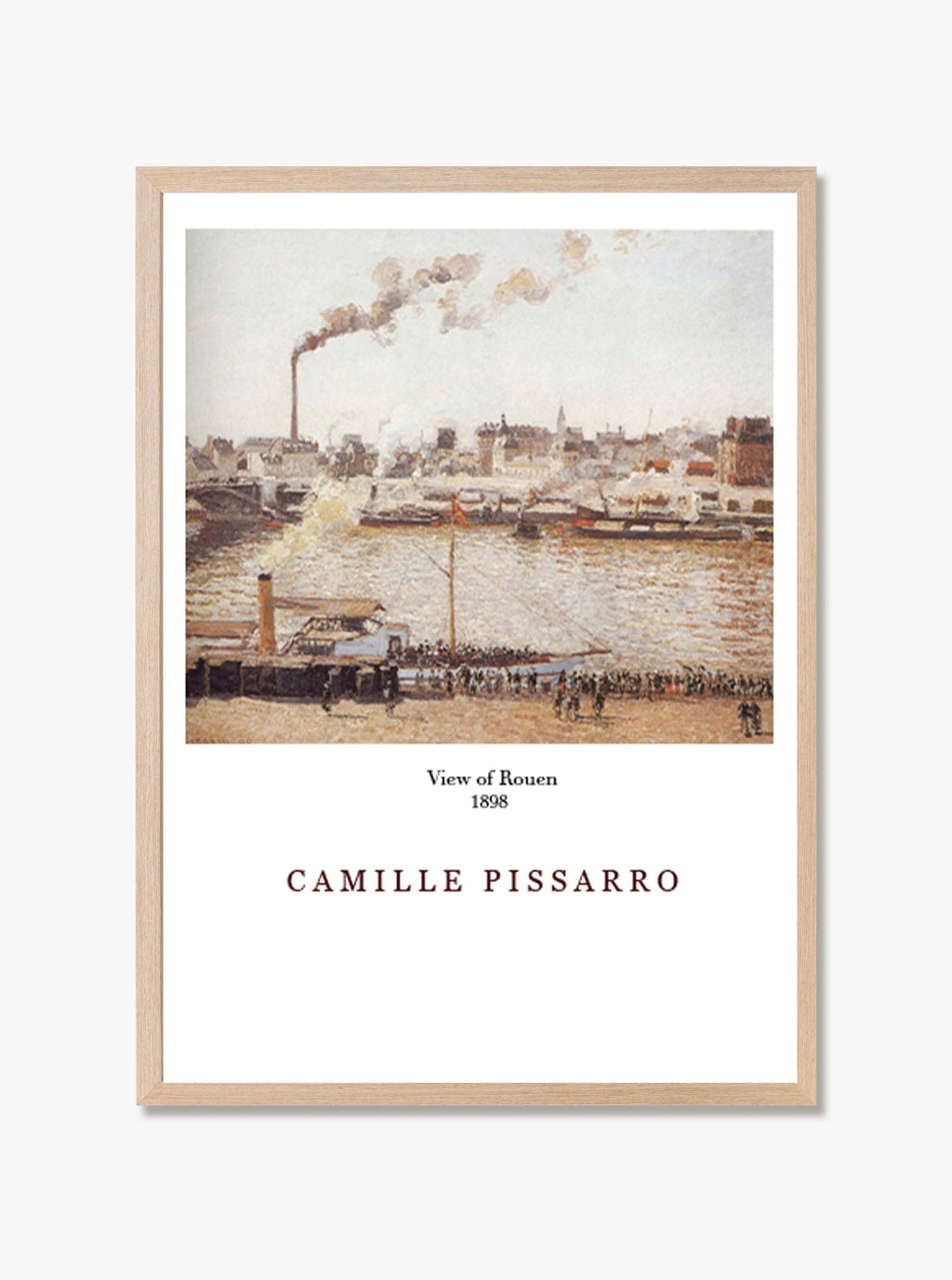 Camille Pissarro - View of Rouen Poster