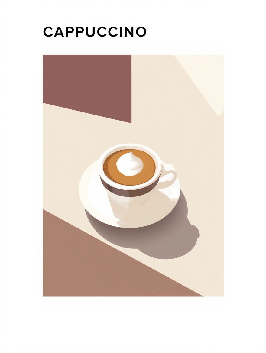 5 Espresso & Latte Coffee Posters – Minimalist Café Wall Art Prints - Hakyarts