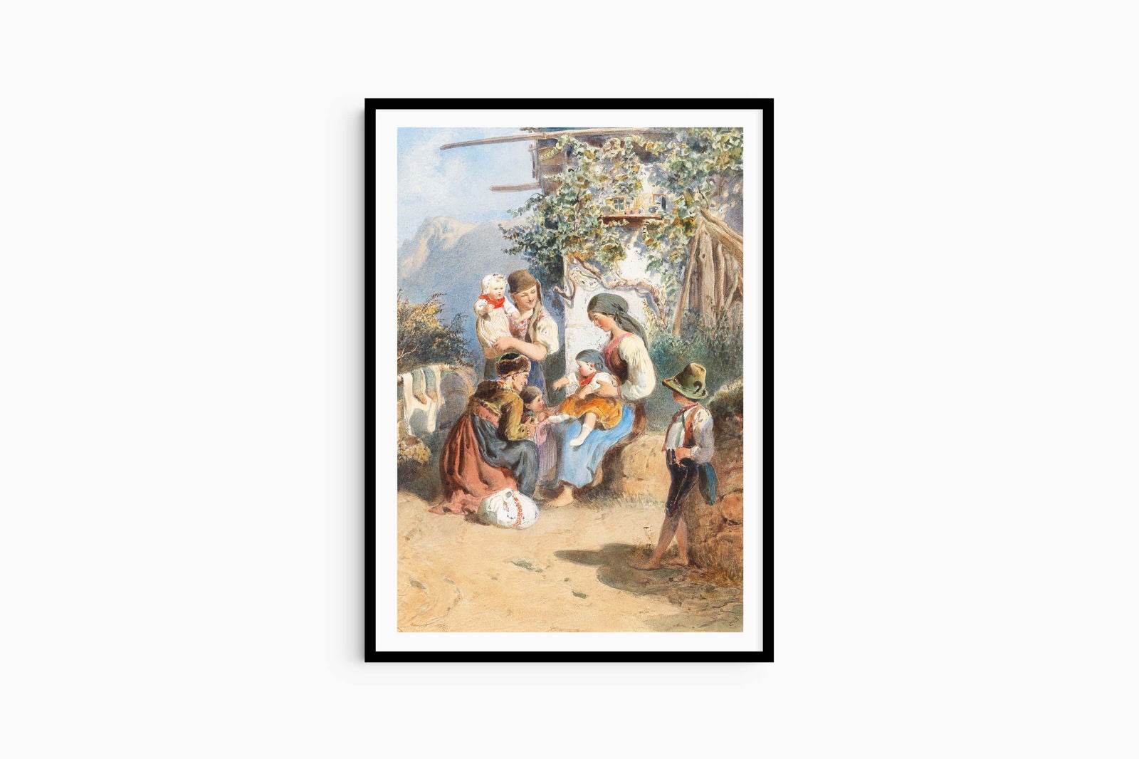 Carl Goebel - A Peasant Family - Hakyarts