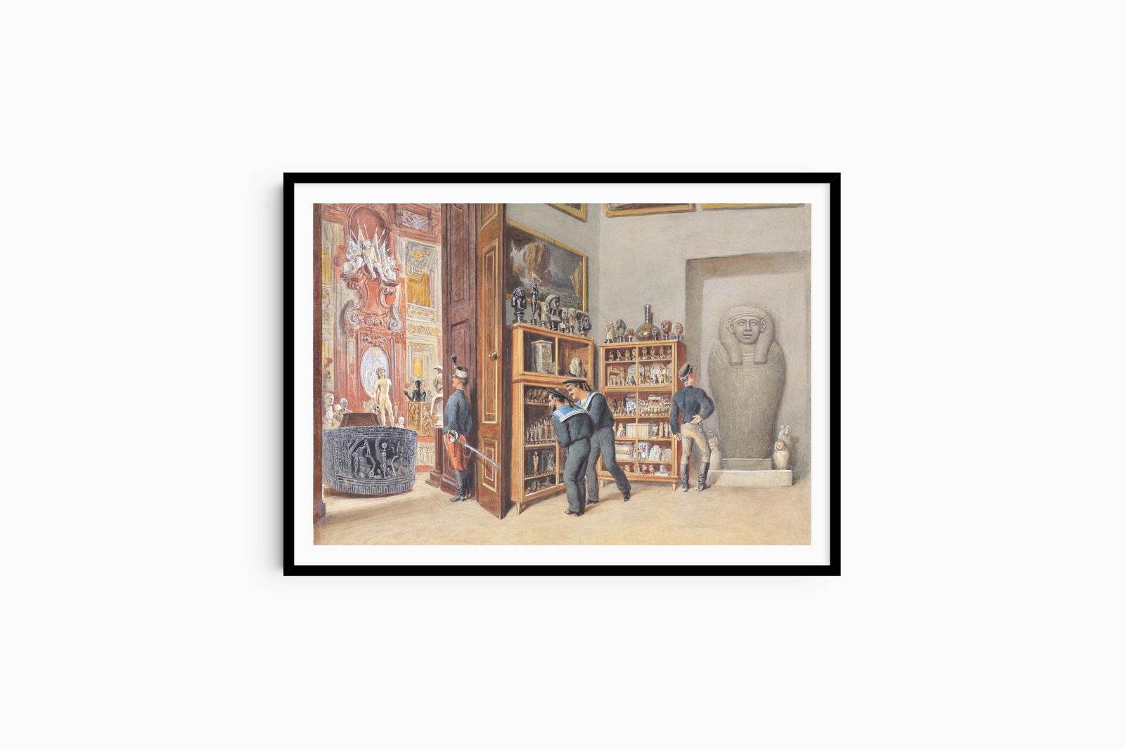 Carl Goebel - The Entrance Cabinet to the Egyptian Collection - Hakyarts