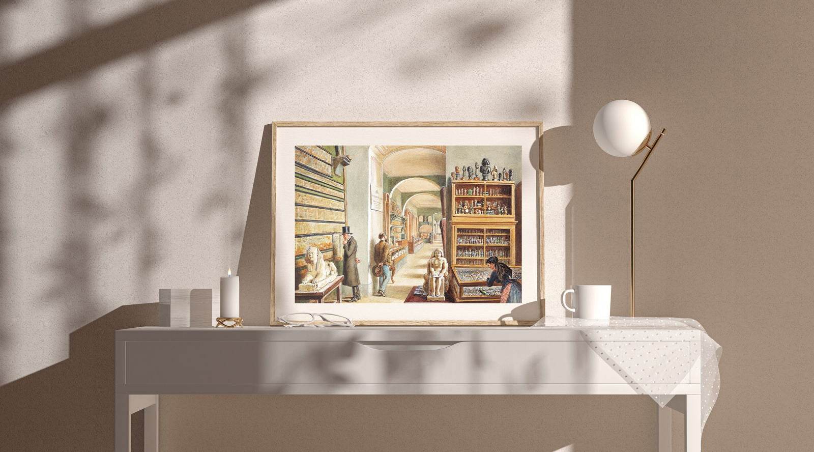 Carl Goebel - The Marble Cabinet with the Antiques - Hakyarts