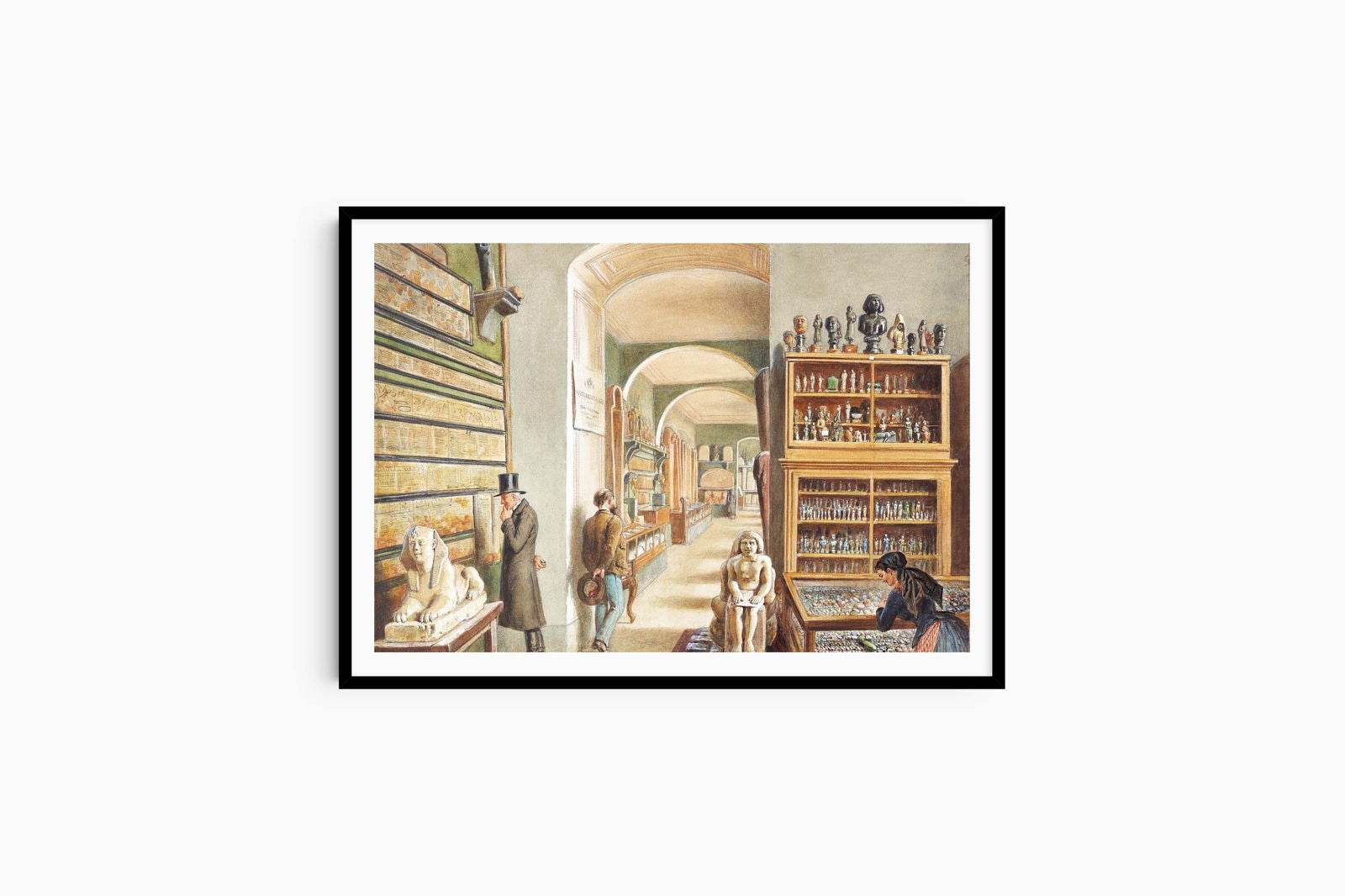 Carl Goebel - The Marble Cabinet with the Antiques - Hakyarts