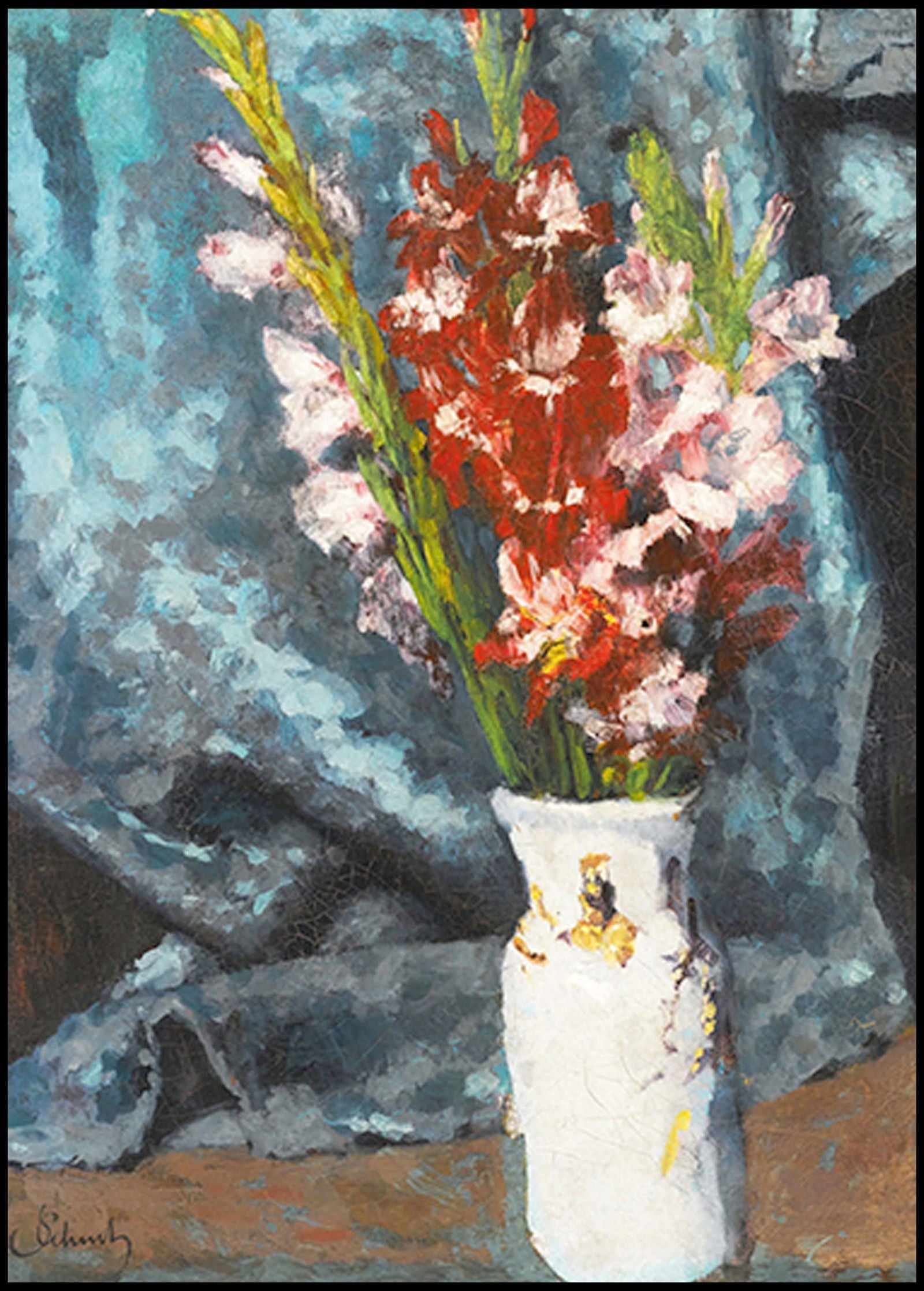Carl Schuch - Gladioli