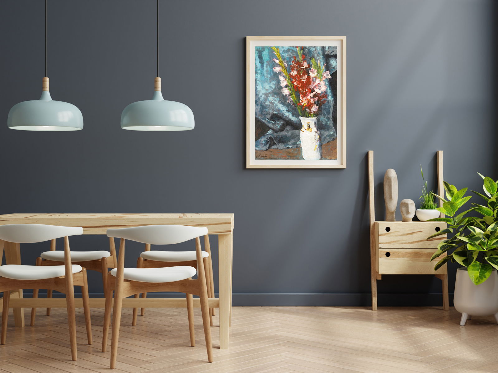 Carl Schuch - Gladioli