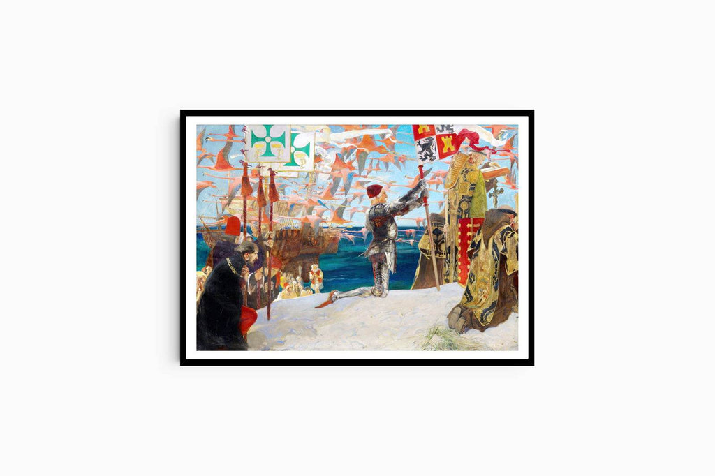 Carl Spitzweg - Columbus in the New World - Hakyarts