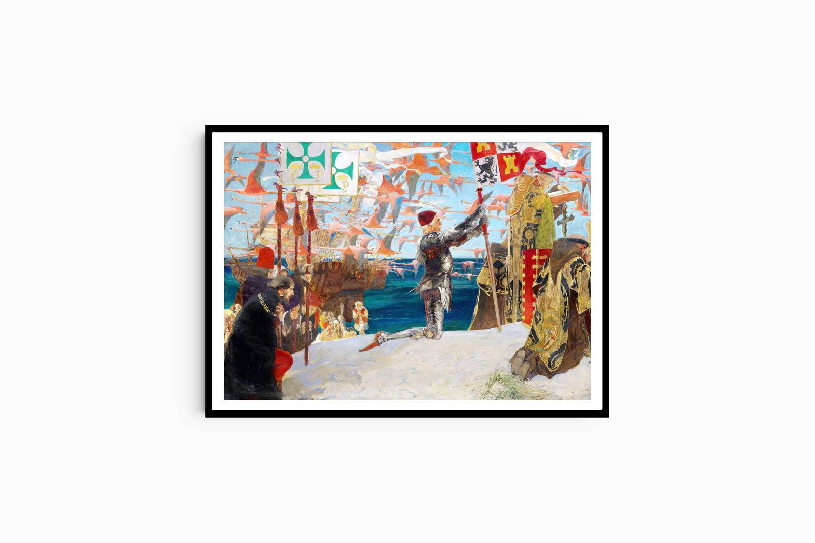 Carl Spitzweg - Columbus in the New World - Hakyarts