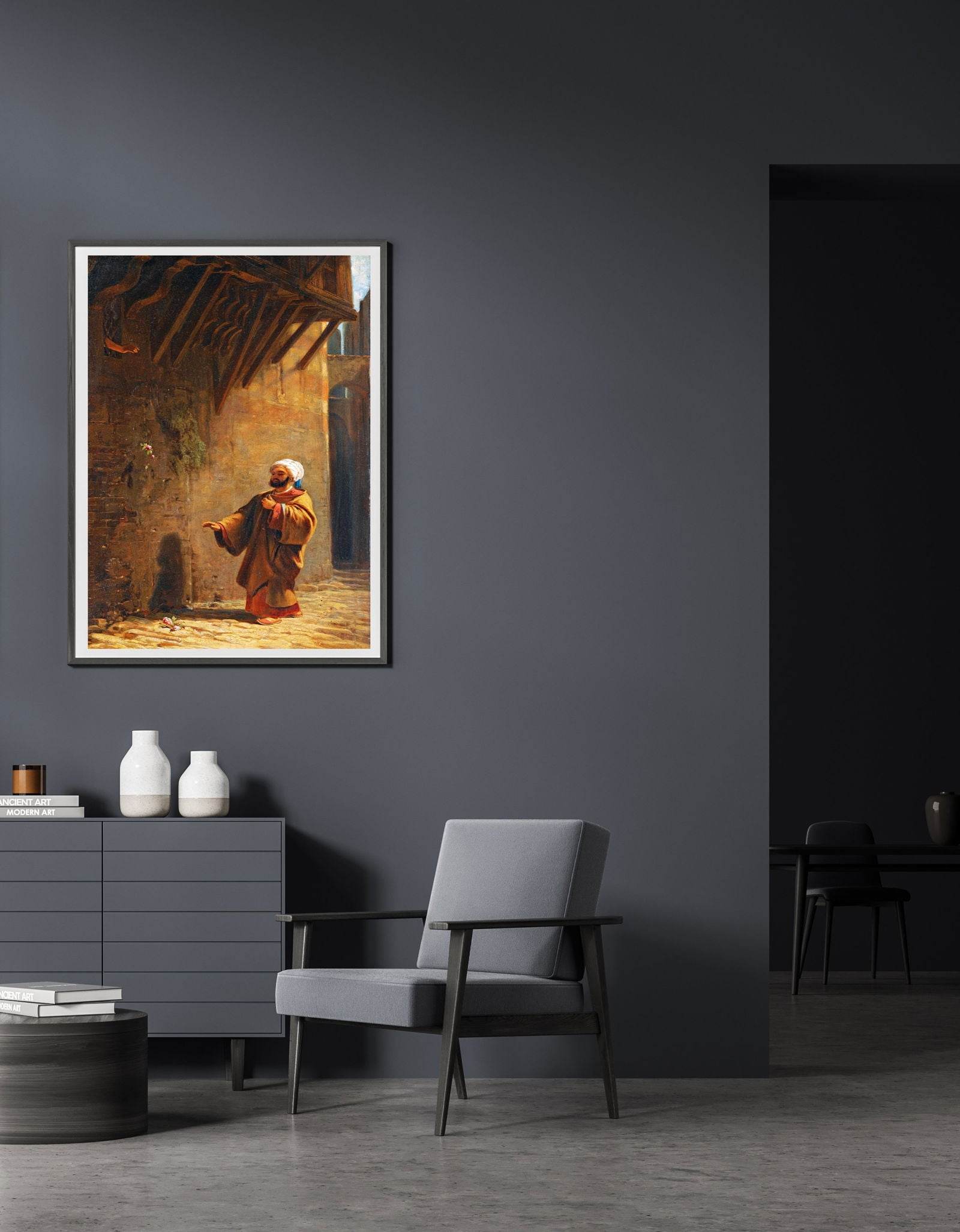 Carl Spitzweg - Strasse In Kairo 'A Cairo Street' - Hakyarts