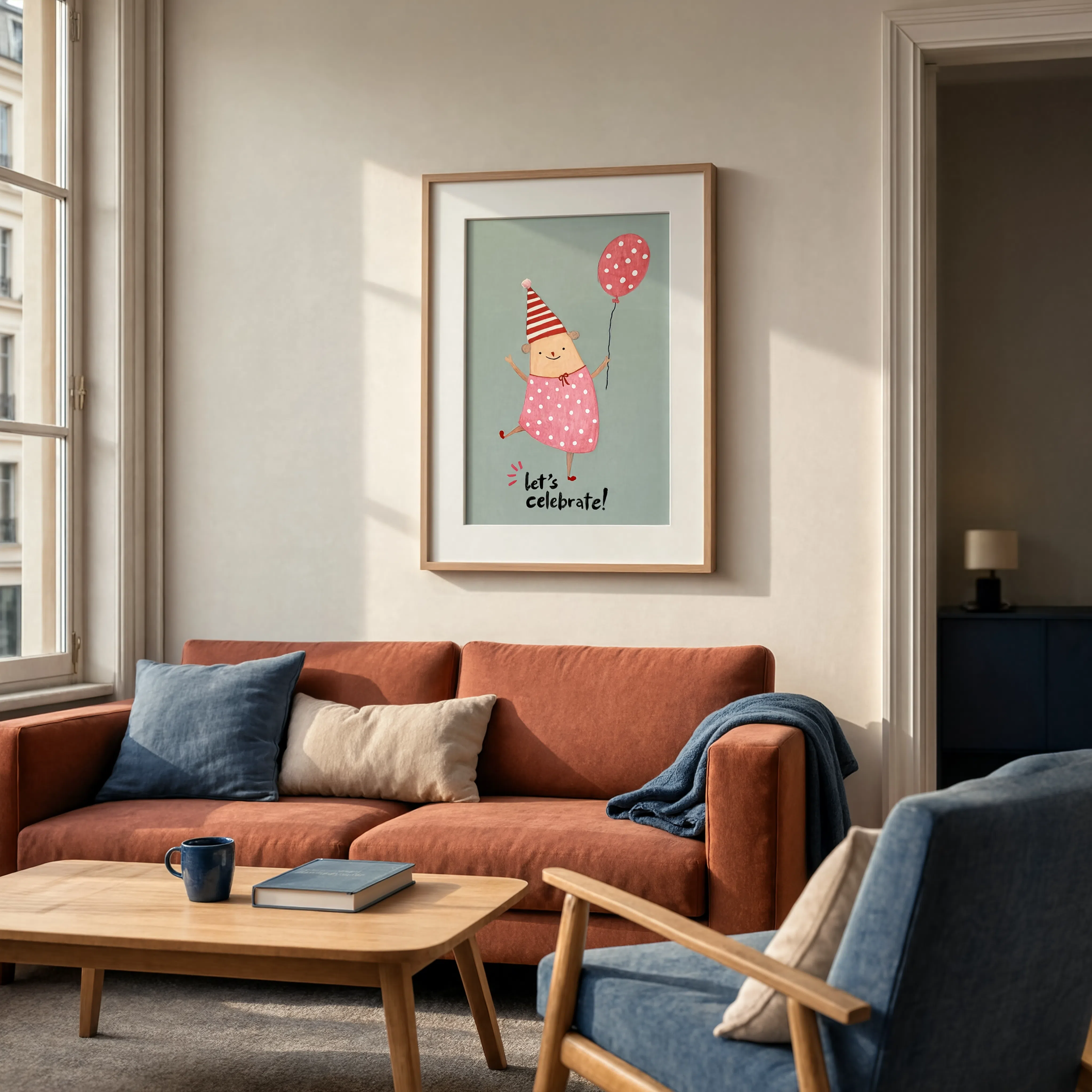 Celebrations | Contemporary Folk Art Print