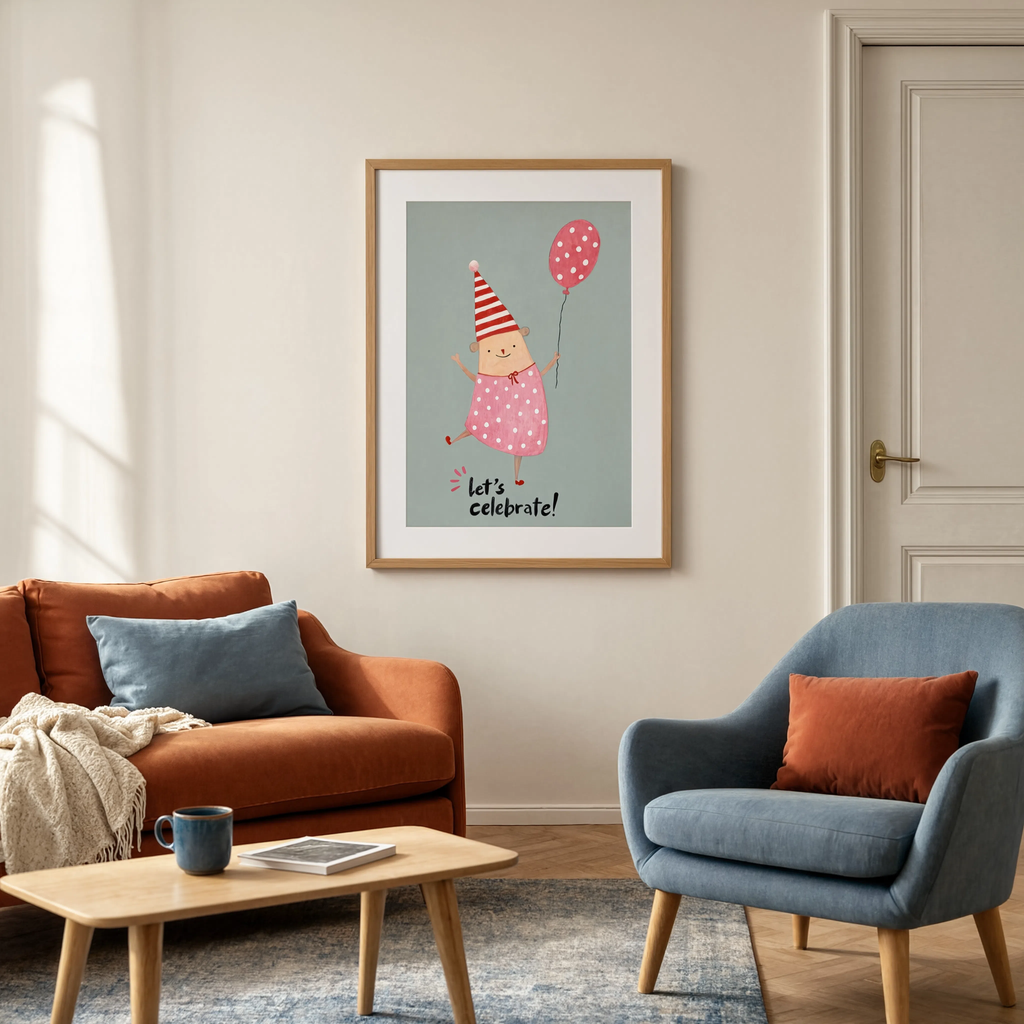 Celebrations | Contemporary Folk Art Print