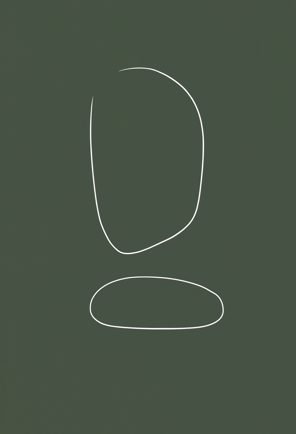 Set of 3 Green Nordic Gallery | Scandinavian Minimalist Wall Art Prints
