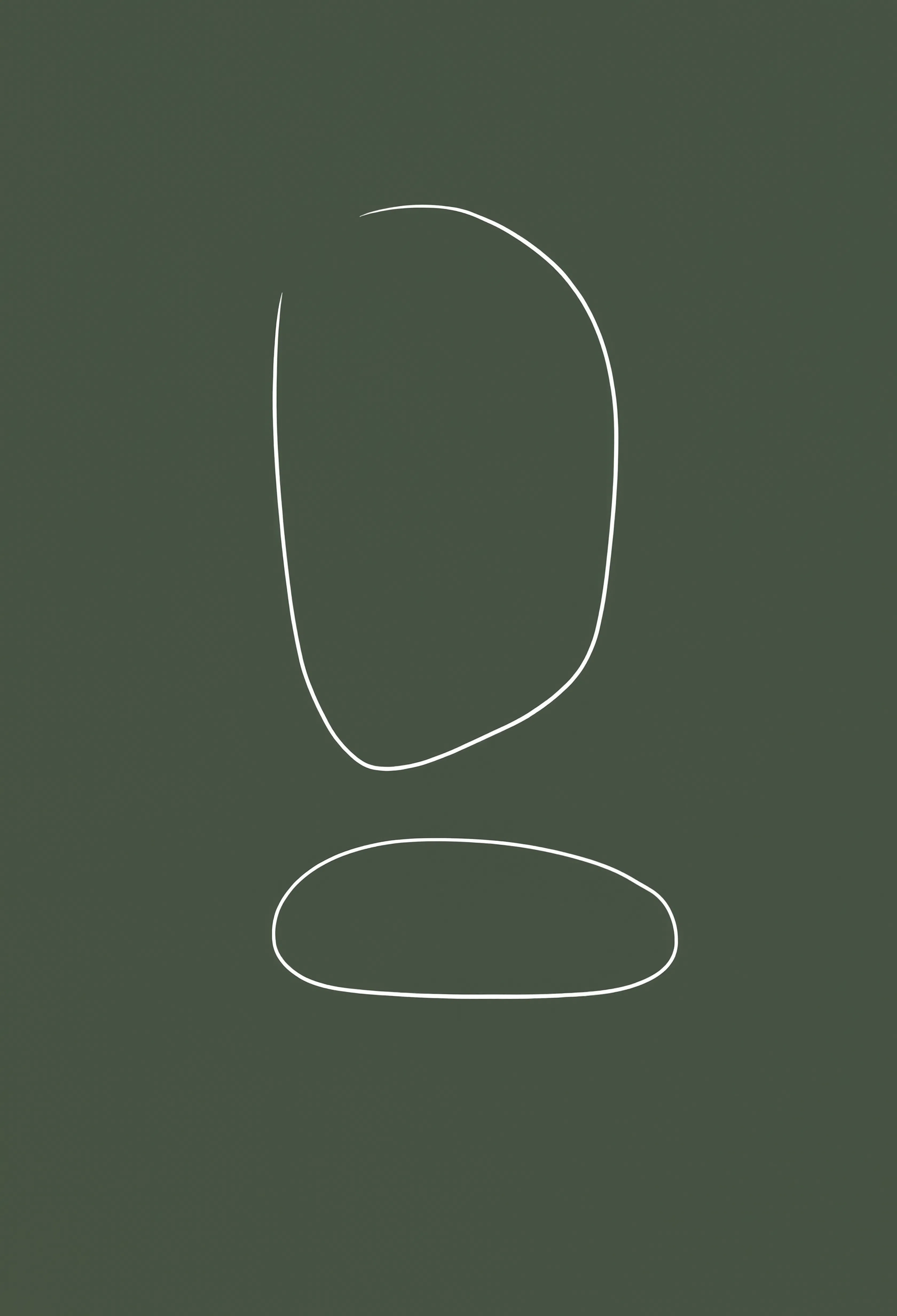 Set of 3 Green Nordic Gallery | Scandinavian Minimalist Wall Art Prints