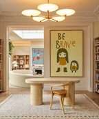Set of 2 Rodeo & Be Brave | Western Equestrian & Kids Wall Art Prints