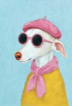 Chic Dog | Contemporary Animal Wall Art