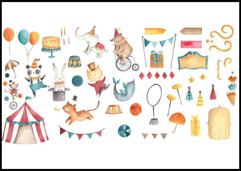 Circus Rehearsal Poster