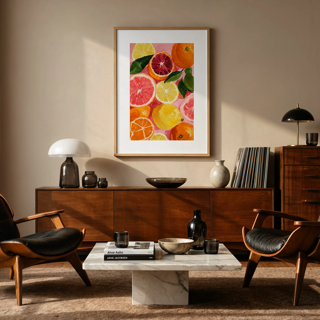 Citrus Medley Variation | Modern Kitchen Wall Art