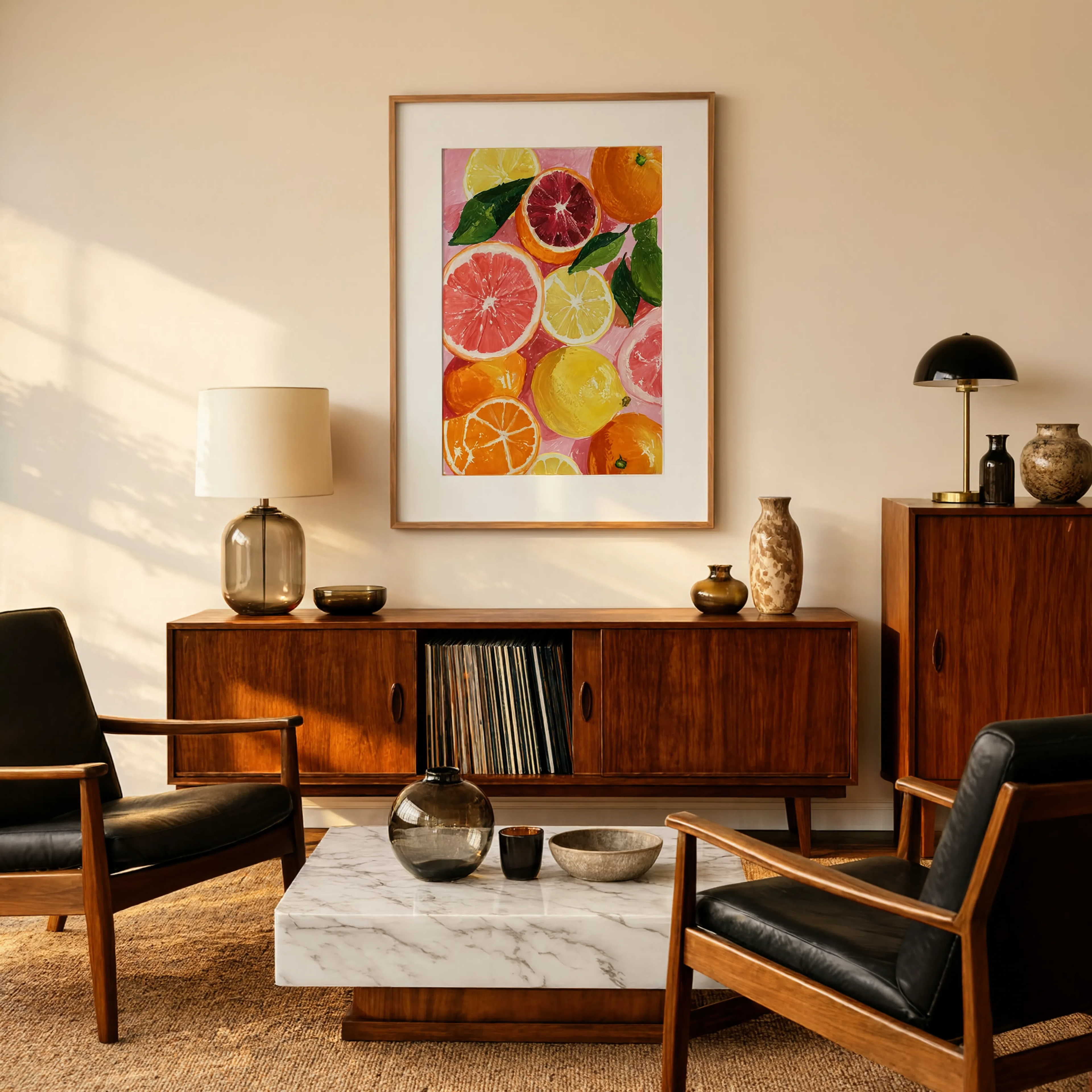 Citrus Medley Variation | Modern Kitchen Wall Art