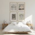 Set of 4 Art Prints – Vintage Ballet - Hakyarts