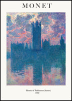 Claude Monet - Houses of Parliament, Sunset