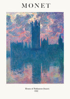 Claude Monet - Houses of Parliament, Sunset