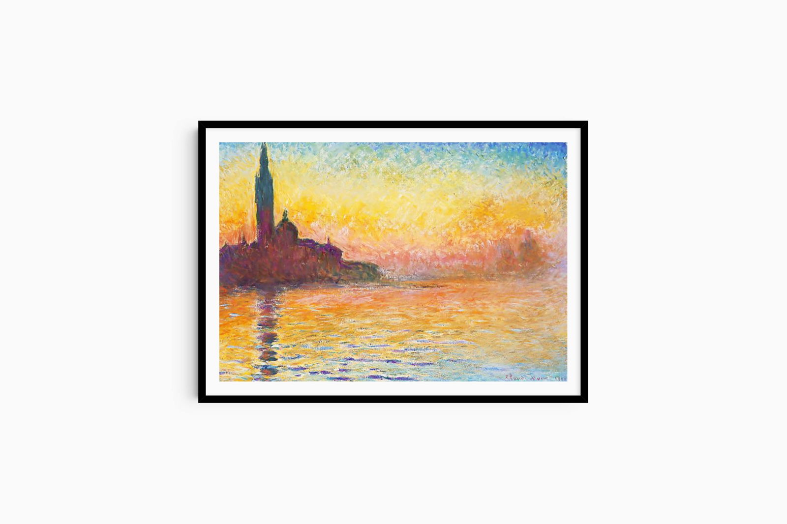 Claude Monet - San Giorgio Maggiore At Dusk