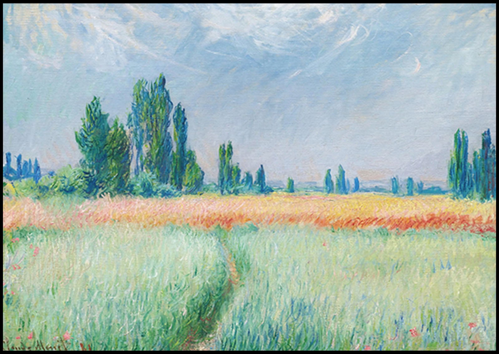 Claude Monet - Wheatfield