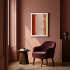 Rose Field Variation | Contemporary Floral Wall Art Print