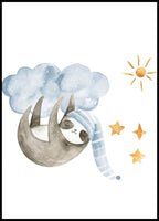 Cloud Panda Poster