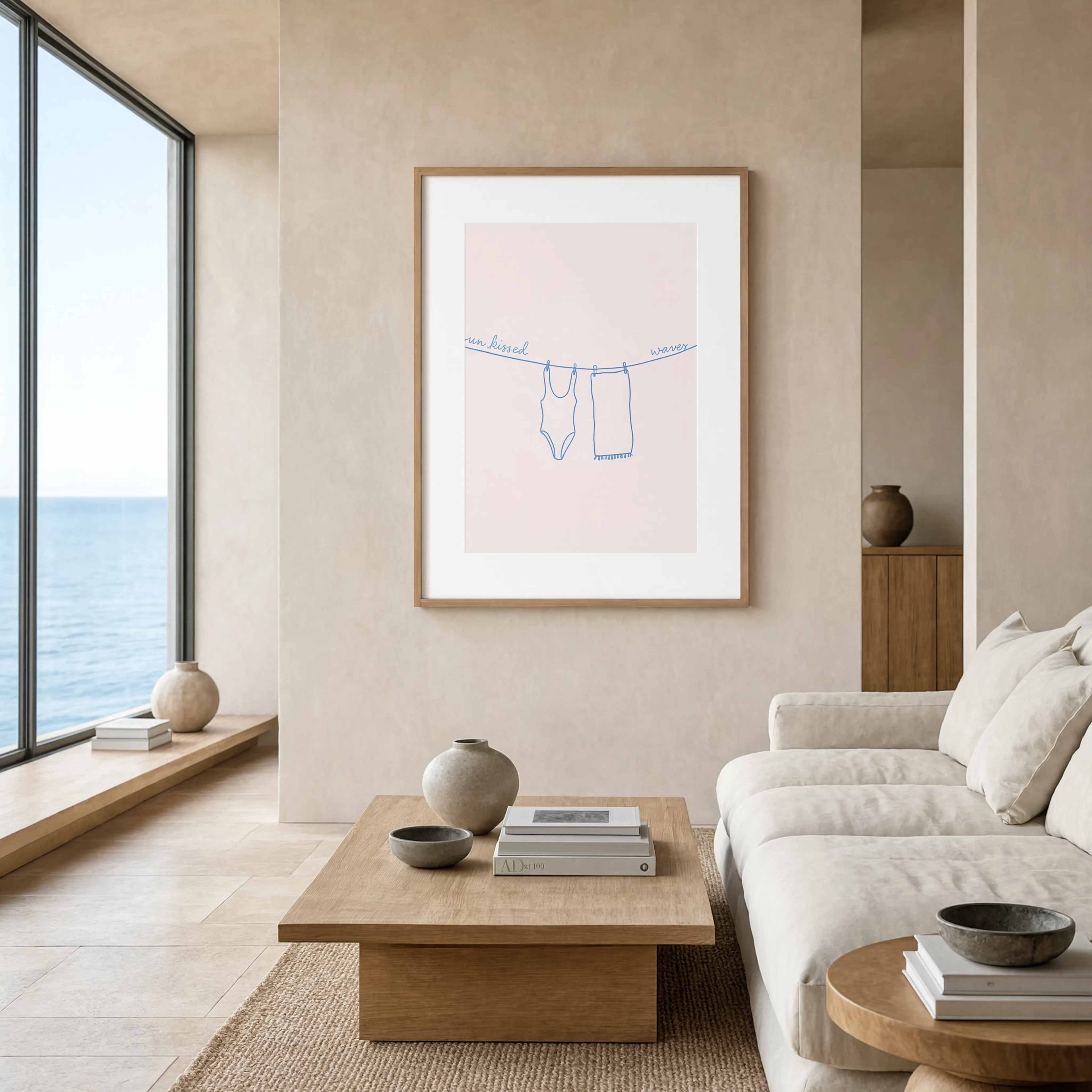 Sun Kissed Waves | Contemporary Coastal Wall Art