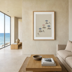 Minimalist Beach Variation | Modern Coastal Landscape Art