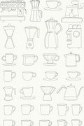 Coffee Line Art – Minimalist Print