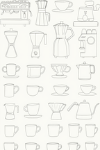 Coffee Line Art – Minimalist Print