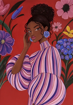 Colorful Portrait Variation | Contemporary Figurative Wall Art