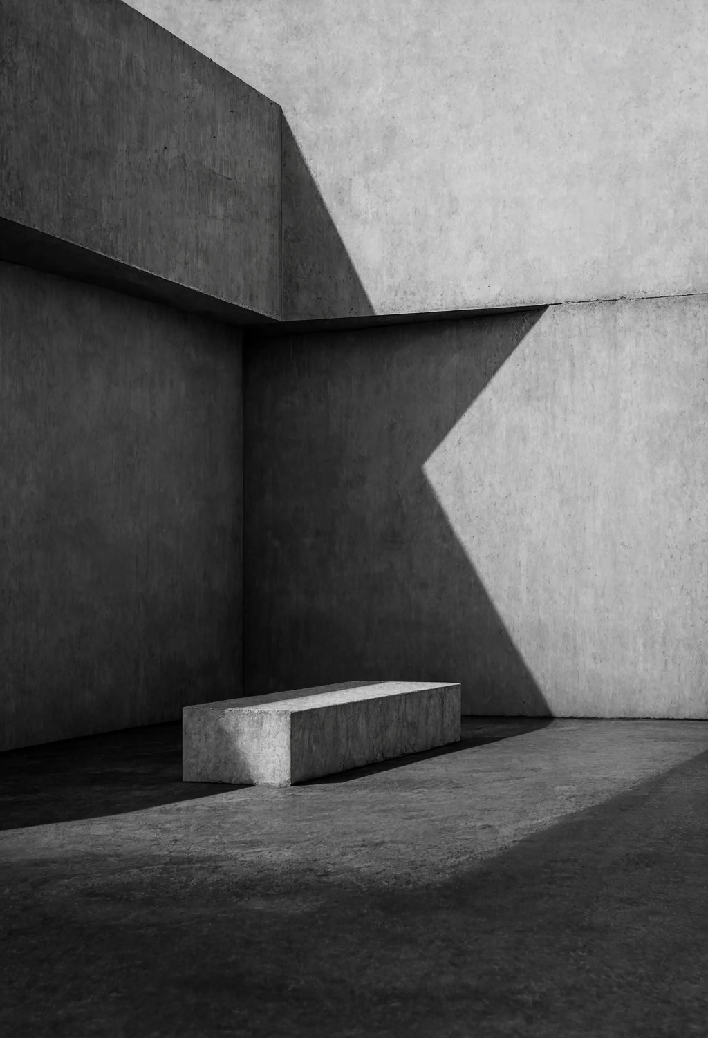 Brutalist Shadows | Moody Architectural Wall Art Print