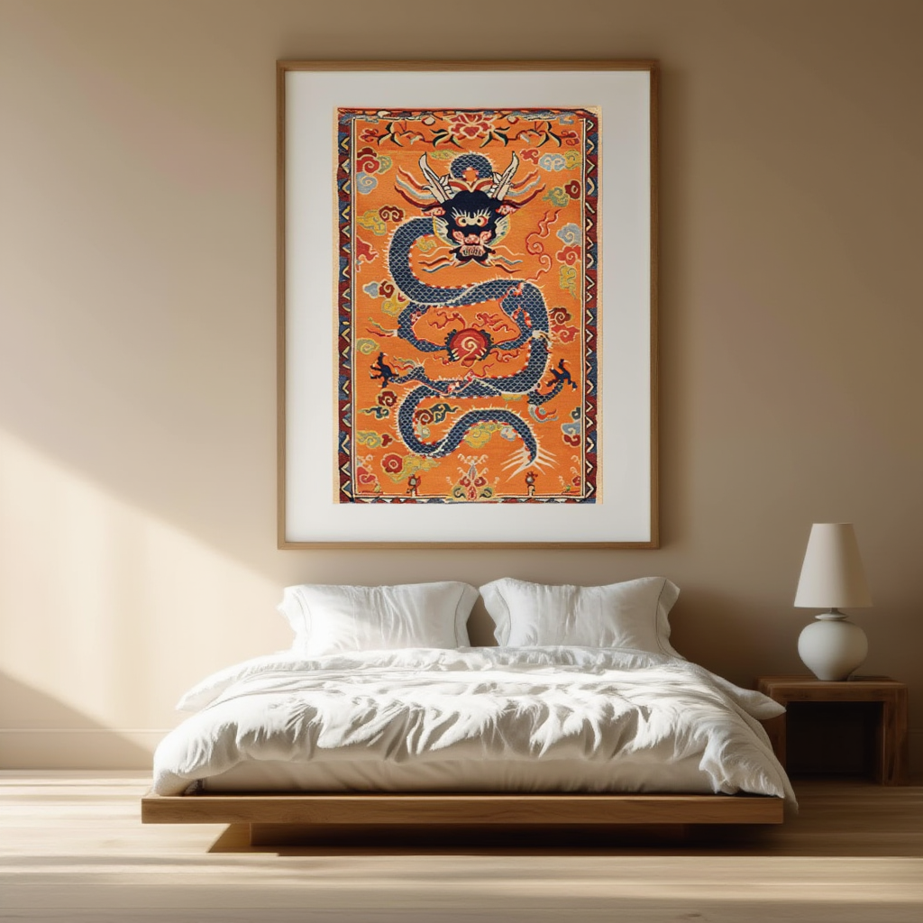 Tibetan Dragon Poster