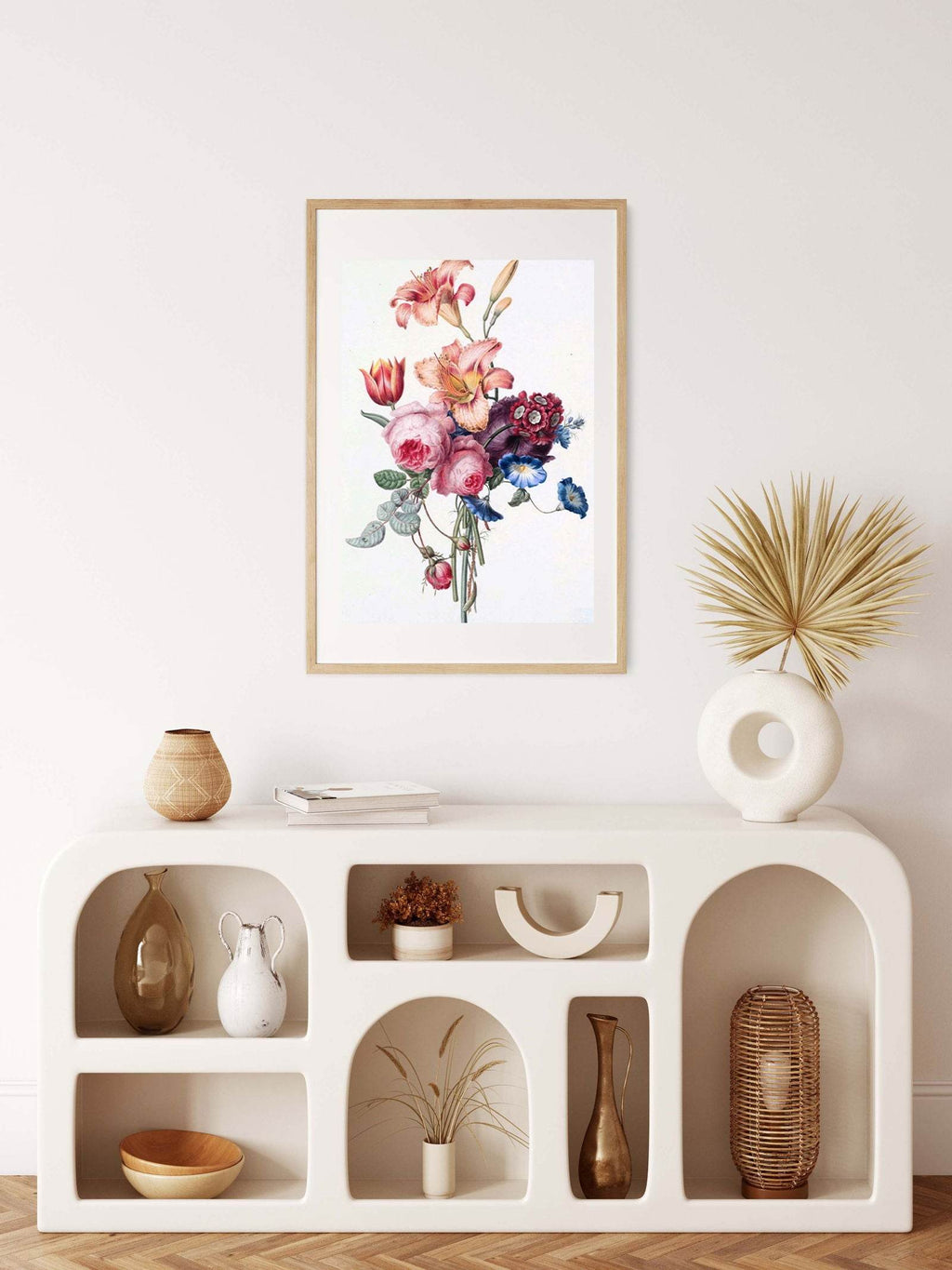 Contemporary Flowers Poster - Hakyarts