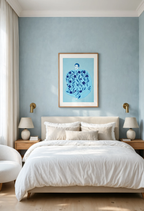 Azure Bloom Woman Variation | Contemporary Figurative Wall Art
